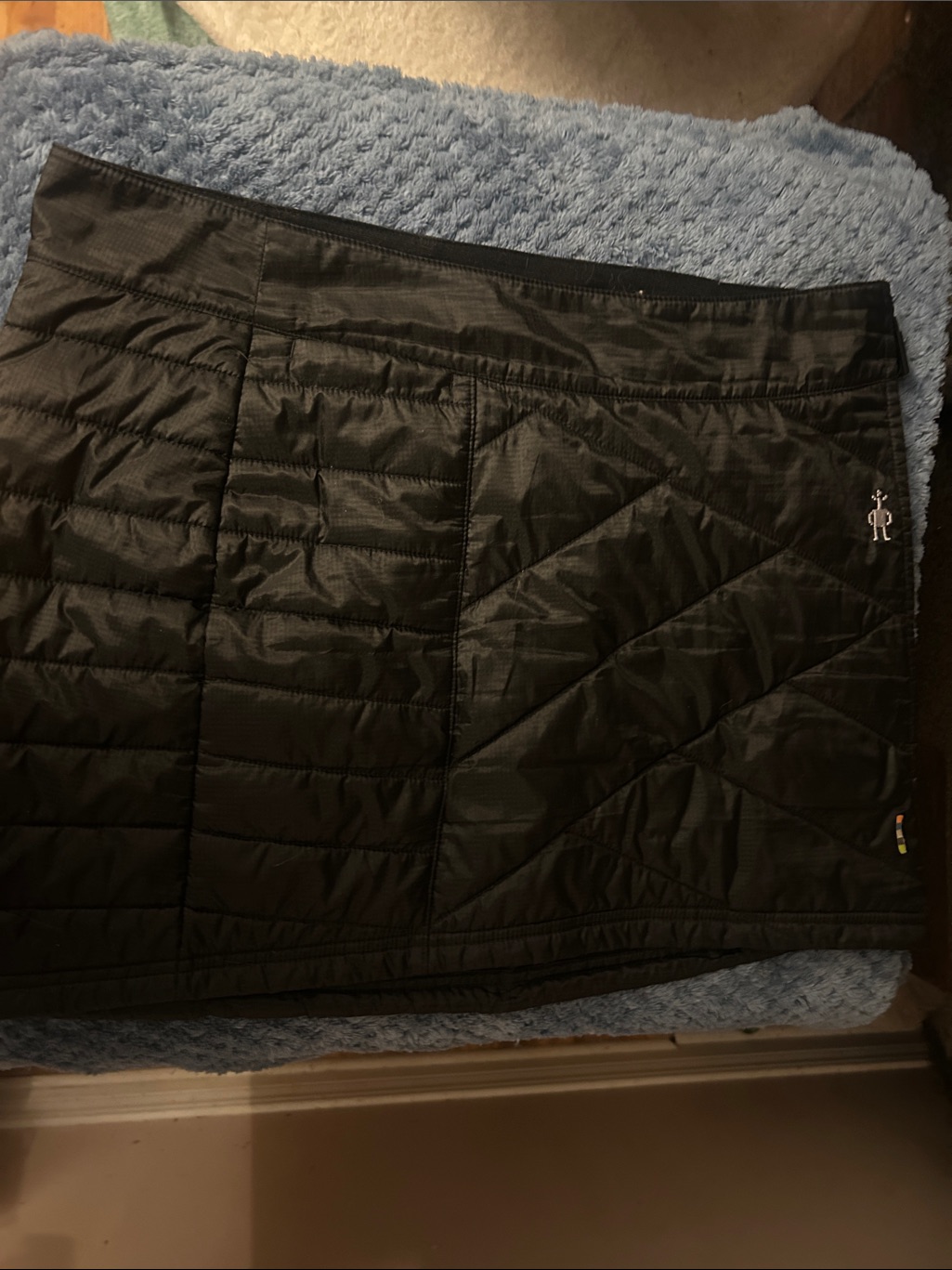 Smartwool Black Quilted Mini Skirt
